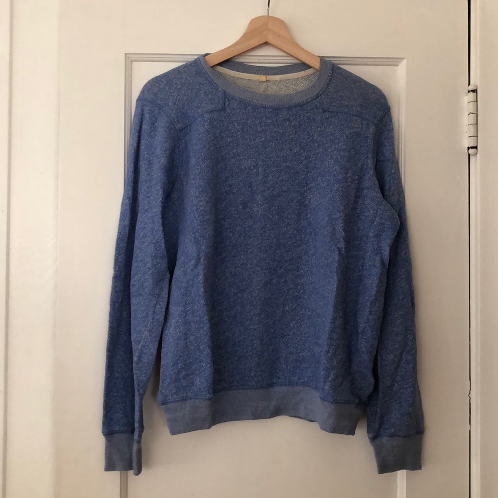 Blue Lightweight Pullover Sweatshirt